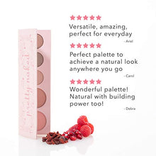 Load image into Gallery viewer, 100% PURE Pretty Naked Palette (Fruit Pigmented), Everyday Makeup Palette w/ 3 Eyeshadows, Blush, Face Highlighter, Natural Makeup Look, Vegan Makeup (Soft, Neutral Tones)