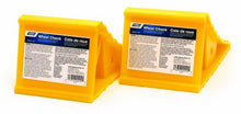 Load image into Gallery viewer, Camco 44414 Wheel Chock Without Rope, Helps Keep Your Trailer RV In Place (Pack of 2) , Yellow