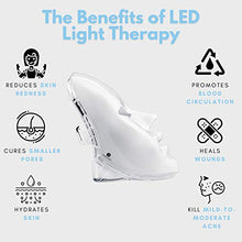 Load image into Gallery viewer, Darnlight LED Light Therapy Mask - 7 Color LED Face Mask Light Therapy Facial Treatment - Blue & Red Light Therapy Mask for Acne Fine Lines Wrinkles & Rosacea