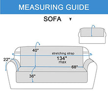 Load image into Gallery viewer, RHF Reversible Sofa Cover, Couch Covers for 3 Cushion Couch, Couch Covers for Sofa, Couch Cover, Sofa Covers for Living Room,Couch Covers for Dogs, Sofa Slipcover,Couch Protector(Sofa:Chocolate/Beige)
