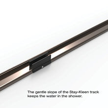 Load image into Gallery viewer, Basco Infinity Shower Door Framed Obscure Glass Sliding Door, Oil-Rubbed Bronze