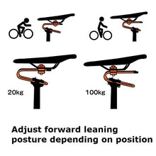 Load image into Gallery viewer, GORIX Bike Saddle Suspension Spring Steel Shock Absorber MTB Road Bicycle GX-SSP (Orange)