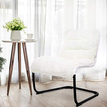 Load image into Gallery viewer, Zenree Living Room Chair Lounge Accent Upholstered Chairs with Sherpa Seat for Bedroom Dorm Teen's Den Indoor
