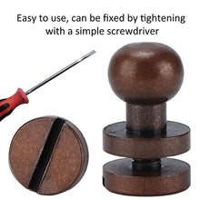 Load image into Gallery viewer, 20Pcs Round Head Rivets, Luggage Hardware Accessories Round Head Stud Screws Nails Portable Strong Good Toughness for DIY Leather Crafts/Shoes/Bag/Jeans/Clothe(8X7mm)