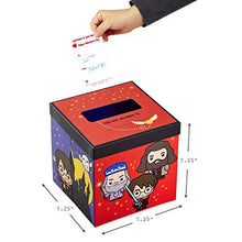 Load image into Gallery viewer, Hallmark Valentines Day Cards for Kids and Mailbox for Classroom Exchange, Harry Potter (1 Box, 32 Valentine Cards, 35 Stickers, 1 Teacher Card), 5VBX2958