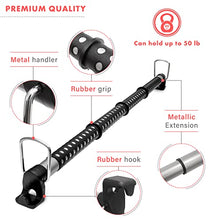 Load image into Gallery viewer, VaygWay Expandable Car Clothes Bar- Hanger Metal Storage Suit Rod-Car Hanging Closet Organizer Rack- Portable Seat Rack Universal Fit- Car Van Truck RV SUV Fit