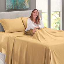 Load image into Gallery viewer, Nestl Full XL Sheets Set - 4 Piece Bed Sheets for Full XL Size Bed, Double Brushed Full XL Size Sheets, Hotel Luxury Taupe Sheets, Extra Soft Bedding Sheets & Pillowcases
