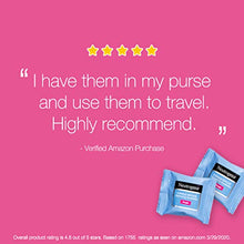 Load image into Gallery viewer, Neutrogena Makeup Remover Facial Cleansing Towelette Singles, Daily Face Wipes to Remove Dirt, Oil, Makeup & Waterproof Mascara, Gentle, Alcohol-Free, Individually Wrapped, 20 ct