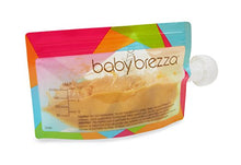 Load image into Gallery viewer, Baby Brezza Reusable Baby Food Storage Pouches, 10 Pack 7oz - Make Organic Food Puree for Kids or Toddlers and Store in Refillable Squeeze Pouches, Bulk Set is Freezer Safe & Washable