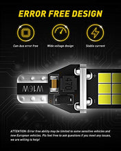 Load image into Gallery viewer, AUXITO 912 921 LED Bulb for Backup Light Reverse Lights High Power 2835 15-SMD Chipsets Error Free T15 906 922 W16W Bulbs, 6000K White (Upgraded, Pack of 2)