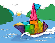 Load image into Gallery viewer, Magna-Tiles 32-Piece Clear Colors Set, The Original Magnetic Building Tiles For Creative Open-Ended Play, Educational Toys For Children Ages 3 Years +