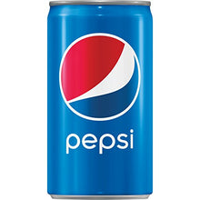 Load image into Gallery viewer, Pepsi Soda, 7.5 Ounce Mini Cans, 10 Pack