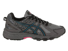 Load image into Gallery viewer, ASICS Women's Gel-Venture 6 Running Shoes, 11M, Black/Island Blue/Pink Glow