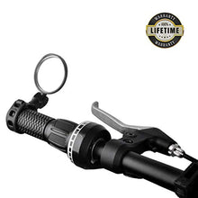 Load image into Gallery viewer, 2PCS Bike Mirrors, Safe Rearview Mirror Bicycle Cycling Rear View Mirrors Adjustable Rotatable Handlebar Mounted Convex Glass Mirror for Mountain Road Bike (Black - 2 Pack)