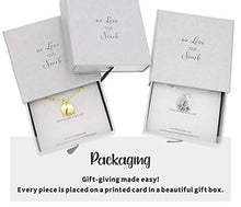 Load image into Gallery viewer, Goat Lover Gift Necklace - Personalized Initial, Pearl or Crystal - Handstamped 3/8 Inch Disc - Farm Animal Funny - DII AAA