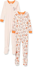 Load image into Gallery viewer, Amazon Essentials Girls' Baby Disney Star Wars Marvel Frozen Princess Footed Sleepers, 2-Pack Ultimate Princess, 4T