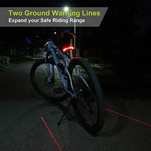 Load image into Gallery viewer, MEILAN X5 Smart Bike Tail Light with Turn Signals and Automatic Brake Light Wireless Remote Control Bike Rear Light Back USB Rechargeable Safety Warning Cycling Light Fits on Any Road Bicycle