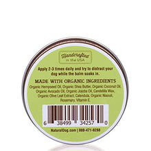 Load image into Gallery viewer, Natural Dog Company Wrinkle Balm (2-oz tin) | Healing and Soothing Balm | All-Natural and Organic | Vegan and Veterinarian-Approved | for Face Wrinkles and Skin Folds | Ideal for Bulldogs and Pugs