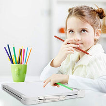 Load image into Gallery viewer, Small Dry Erase White Board, Magnetic Desktop Portable Dry Erase Board, 12" x 16" Double Sided Magnetic for Kids