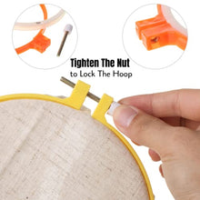 Load image into Gallery viewer, Mr. Pen- Embroidery Hoops Set, 6 pcs, 3.4 inch to 10.2 inch, Assorted Colors, Plastic Embroidery Hoop, Cross Stitch Hoops, Embroidery Rings, Cross Stitch Plastic, Sewing Rings Hoops.