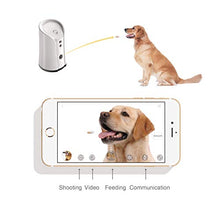 Load image into Gallery viewer, SKYMEE Dog Camera Treat Dispenser,WiFi Full HD Pet Camera with Two-Way Audio and Night Vision,Compatible with Alexa(White)