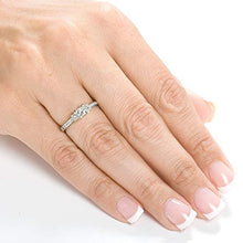 Load image into Gallery viewer, Kobelli Diamond Engagement Ring 1/2 carat (ctw) in 14K Gold, Size 10, White Gold