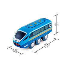 Load image into Gallery viewer, Hape Remote Control Engine Train | Kids Railway Toy, App or Button RC Vehicle with 5 Playable Sounds, Rechargeable Battery Feature, Blue