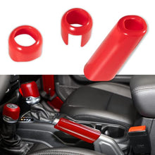 Load image into Gallery viewer, Center Gear Shift Cover,Handbrake Cover and Drive Mode Shift Cover Decoration Kit for Jeep Wrangler JL and Jeep Gladiator 2018-2021 Interior Accessories(Red)