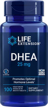 Load image into Gallery viewer, Life Extension DHEA 25 mg – Promotes Optimal Hormone Balance & Overall Health – Non-GMO, Gluten-Free, Vegetarian –100 Vegetarian Dissolve-In-Mouth Tablets