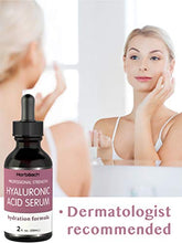 Load image into Gallery viewer, Hyaluronic Acid Serum for Face & Skin | 2 oz | Paraben & SLS Free Moisturizer | By Horbaach