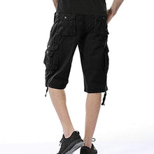 Load image into Gallery viewer, EAEAO Mens Cargo Shorts Relaxed Fit Multi-Pocket Outdoor Cargo Shorts