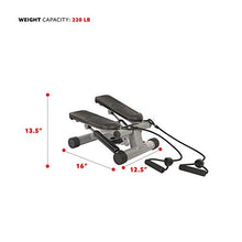 Load image into Gallery viewer, Sunny Health & Fitness Mini Stepper with Resistance Bands