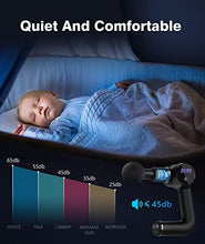 Load image into Gallery viewer, Massage Gun Deep Tissue Massager-Muscle Massage Gun for Athletes and the Elderly, Best Portable Foldable Neck Back Percussion Massage gun, Handheld Electric Massager for Muscle Relax & Pain Relief