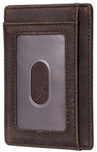 Load image into Gallery viewer, Travelambo Womens Multi Card Case Wallet & Front Pocket Minimalist Leather Slim Wallet