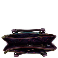 Load image into Gallery viewer, Anuschka Women's Genuine Leather Triple Compartment Medium Tote | Hand Painted Original Artwork | Free Spirit