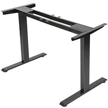 Load image into Gallery viewer, Electric Stand up Desk Frame - FEZIBO Dual Motor and Cable Management Rack Height Adjustable Sit Stand Standing Desk Base Workstation (Frame Only)
