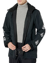 Load image into Gallery viewer, Volcom Men's Deadly Stones Snow Jacket, Black S2, Large