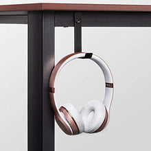 Load image into Gallery viewer, ODK Computer Writing Desk 39 inch, Sturdy Home Office Table, Work Desk with A Storage Bag and Headphone Hook, Teak