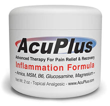 Load image into Gallery viewer, AcuPlus Pain Relief Cream - Advanced Fast Acting, Long Lasting & Powerful Topical Pain Relief from Bursitis, Arthritis, Tendonitis, Joint Pain, Knee Pain, Back Pain and Muscle Ache (2 Ounces)
