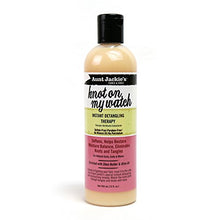Load image into Gallery viewer, Aunt Jackie's Knot On My Watch, Instant Leave-in Detangling Therapy, Great for Hard to Manage Hair, Enriched with Shea Butter and Olive Oil, 12 Ounce Bottle