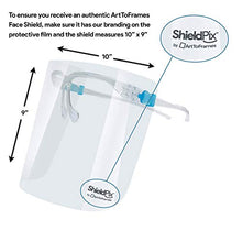 Load image into Gallery viewer, ArtToFrames Protective Face Shield 3 Pack, Made in The USA, Fully Transparent Face and Eye Protection from Droplets and Saliva with Reusable Glasses and Replaceable Shield, Anti-Fog