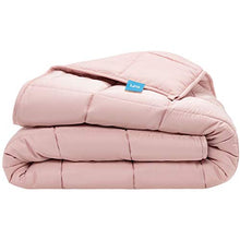 Load image into Gallery viewer, LUNA Adult Weighted Blanket | Natural Silky Cooling Bamboo & Premium Glass Beads | 12 lbs - 48x72 - Full Size Bed | Designed in USA | Heavy Cool Weight for Hot & Cold Sleepers | Pink