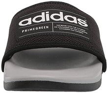 Load image into Gallery viewer, adidas Unisex Adilette Comfort Slide Sandal, Core Black/White/Grey, 5 US Men
