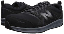Load image into Gallery viewer, New Balance Men's 412 V1 Alloy Toe Industrial Shoe, Black/Silver, 14 M US
