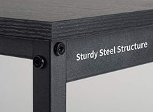 Load image into Gallery viewer, Cubiker Computer Desk 47" Home Office Writing Study Desk, Modern Simple Style Laptop Table with Storage Bag, Black