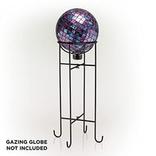 Load image into Gallery viewer, Alpine Corporation 24" Tall Indoor/Outdoor Metal Gazing Globe Display Stand