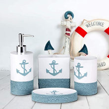 Load image into Gallery viewer, Nautical Wall Decor Set and Bathroom Accessories