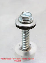 Load image into Gallery viewer, 1/4" x 5/8" OD Stainless EPDM Washers, (100 pc) Neoprene Backed, Choose Size & Qty, by Bolt Dropper.