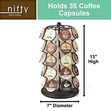 Load image into Gallery viewer, Nifty Solutions Nifty Carousel Coffee pod Holders, me & large, Black