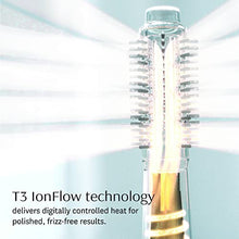 Load image into Gallery viewer, T3 AireBrush Duo Interchangeable Hot Air Blow Dry Brush with Two Attachments – Includes 15 Heat and Speed Combinations, T3 IonFlow Technology, Volume Booster Switch, Lock-in Cool Shot